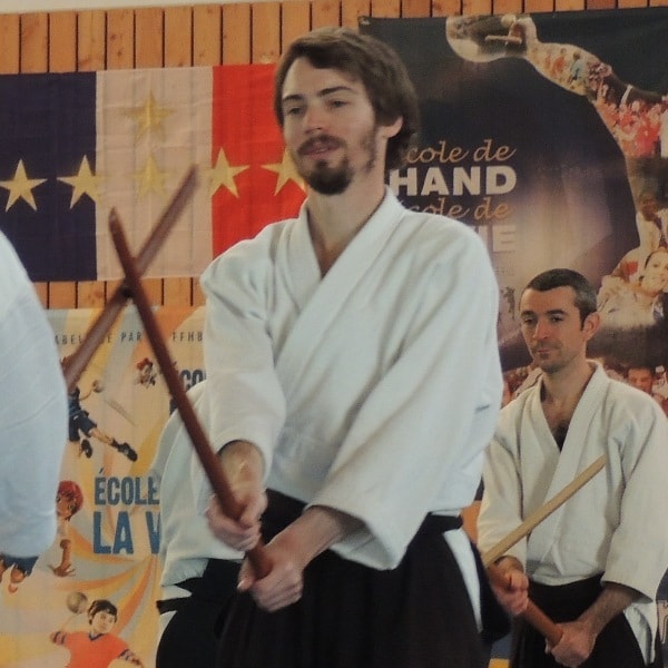 A. Petitperrin élève d'Alain Peyrache shihan et professeur d'aïkido à Dijon